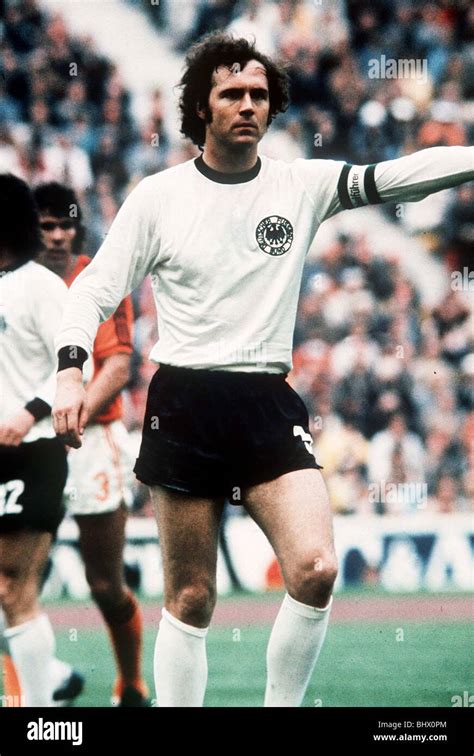 greatest german football players|franz beckenbauer 1974.